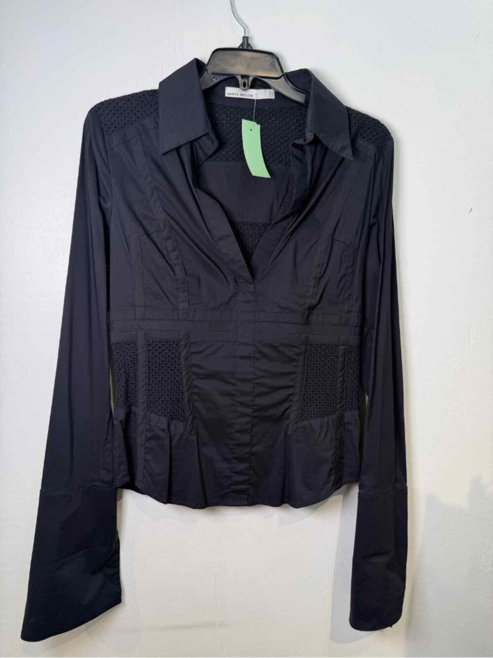 Karen Millen Black Size 8 Shirt